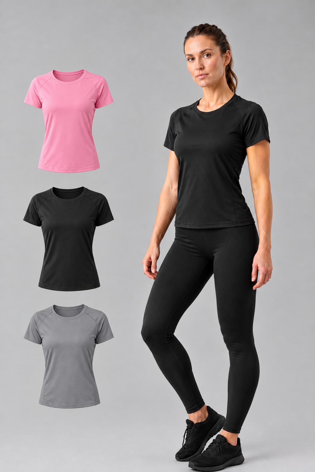 3x1 en remeras de mujer + medias de regalo